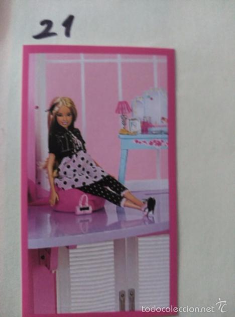 Coleccionismo cromos antiguos: BARBIE PANINI NUMERO 21 - Foto 1