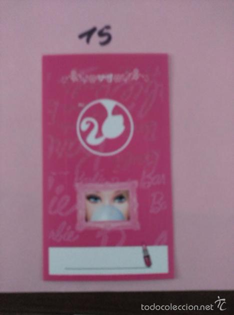 Coleccionismo cromos antiguos: BARBIE PANINI NUMERO X15 - Foto 1