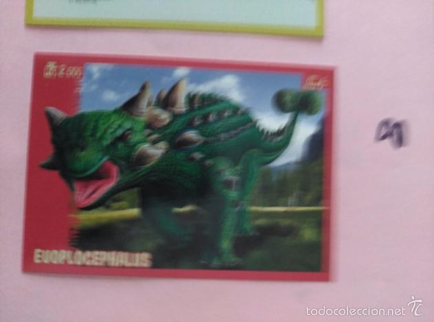 Coleccionismo cromos antiguos: DINOSAURIOS PANINI NUMERO 8 - Foto 1