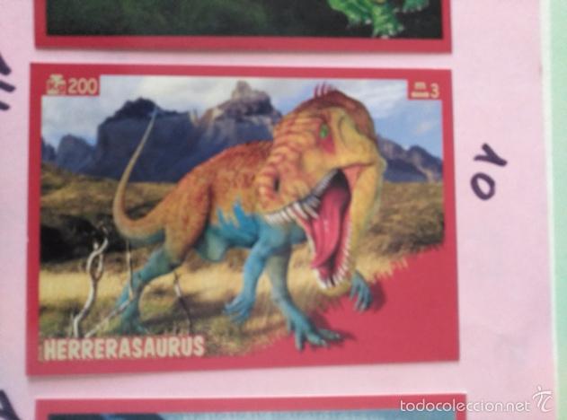 Coleccionismo cromos antiguos: DINOSAURIOS PANINI NUMERO 10 - Foto 1
