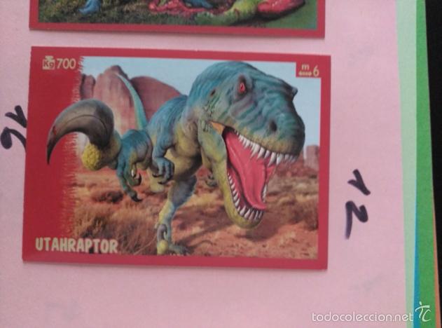 Coleccionismo cromos antiguos: DINOSAURIOS PANINI NUMERO 12 - Foto 1
