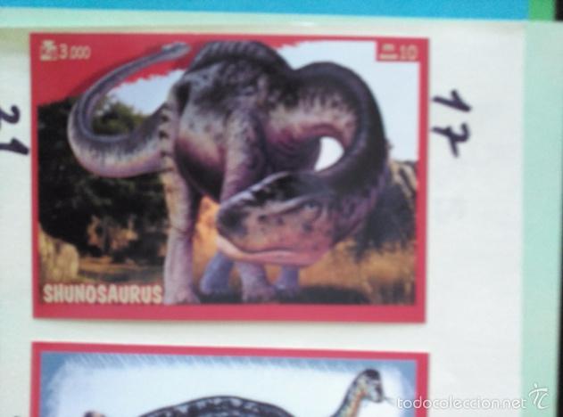 Coleccionismo cromos antiguos: DINOSAURIOS PANINI NUMERO 17 - Foto 1