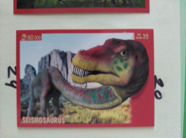 Coleccionismo cromos antiguos: DINOSAURIOS PANINI NUMERO 20 - Foto 1