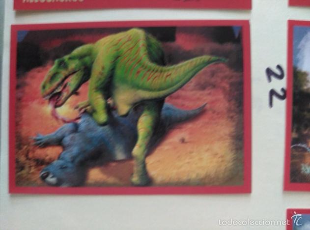 Coleccionismo cromos antiguos: DINOSAURIOS PANINI NUMERO 22 - Foto 1