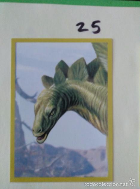 Coleccionismo cromos antiguos: DINOSAURIOS PANINI NUMERO 25 - Foto 1