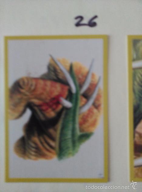 Coleccionismo cromos antiguos: DINOSAURIOS PANINI NUMERO 26 - Foto 1