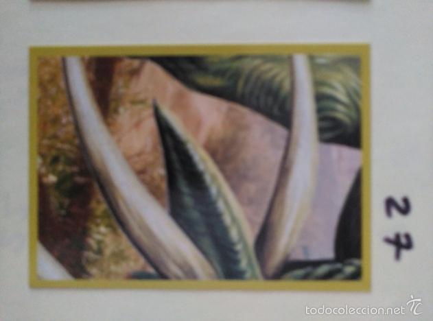 Coleccionismo cromos antiguos: DINOSAURIOS PANINI NUMERO 27 - Foto 1