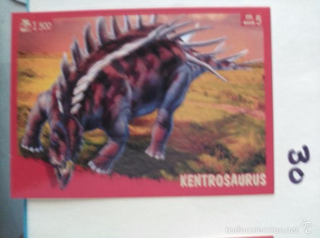 Coleccionismo cromos antiguos: DINOSAURIOS PANINI NUMERO 30 - Foto 1