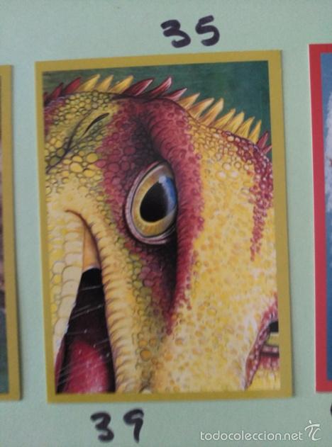 Coleccionismo cromos antiguos: DINOSAURIOS PANINI NUMERO 35 - Foto 1