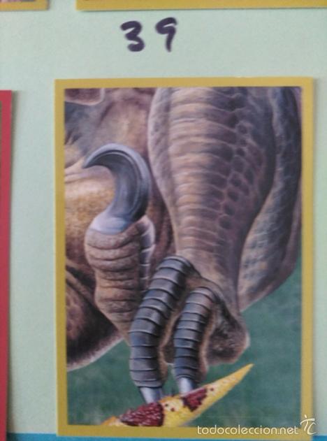 Coleccionismo cromos antiguos: DINOSAURIOS PANINI NUMERO 39 - Foto 1