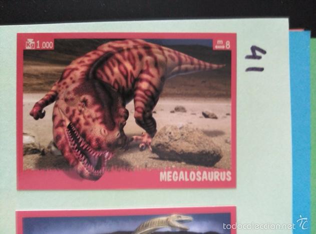 Coleccionismo cromos antiguos: DINOSAURIOS PANINI NUMERO 41 - Foto 1