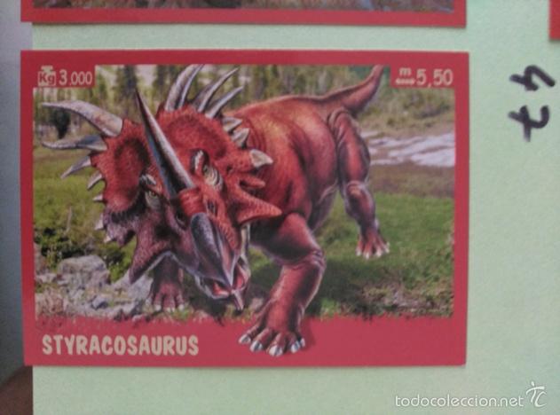 Coleccionismo cromos antiguos: DINOSAURIOS PANINI NUMERO 47 - Foto 1