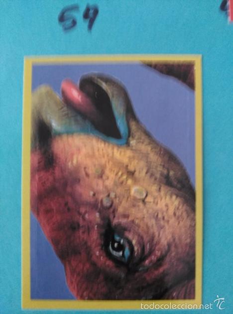 Coleccionismo cromos antiguos: DINOSAURIOS PANINI NUMERO 54 - Foto 1