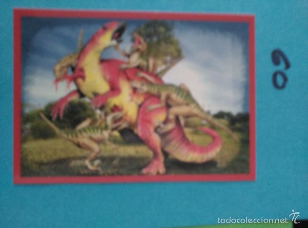 Coleccionismo cromos antiguos: DINOSAURIOS PANINI NUMERO 60 - Foto 1