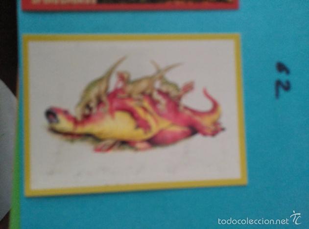 Coleccionismo cromos antiguos: DINOSAURIOS PANINI NUMERO 62 - Foto 1