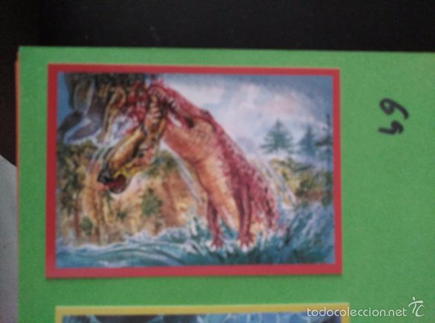 Coleccionismo cromos antiguos: DINOSAURIOS PANINI NUMERO 69 - Foto 1