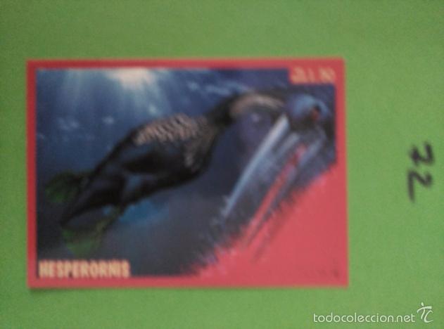 Coleccionismo cromos antiguos: DINOSAURIOS PANINI NUMERO 72 - Foto 1