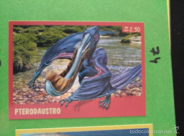 Coleccionismo cromos antiguos: DINOSAURIOS PANINI NUMERO 74 - Foto 1