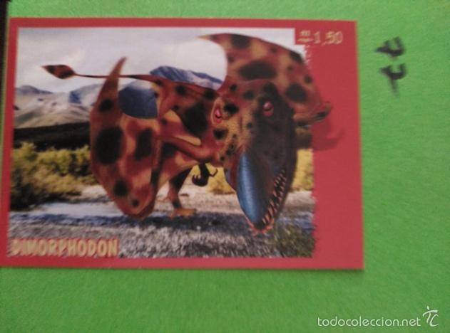 Coleccionismo cromos antiguos: DINOSAURIOS PANINI NUMERO 77 - Foto 1