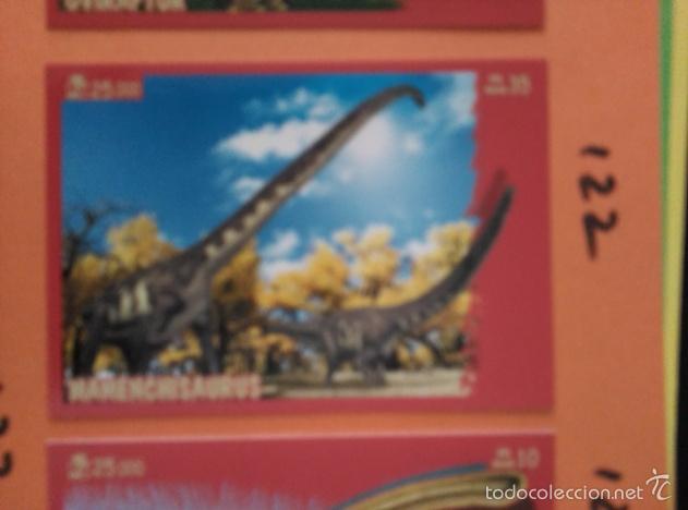 Coleccionismo cromos antiguos: DINOSAURIOS PANINI NUMERO 122 - Foto 1