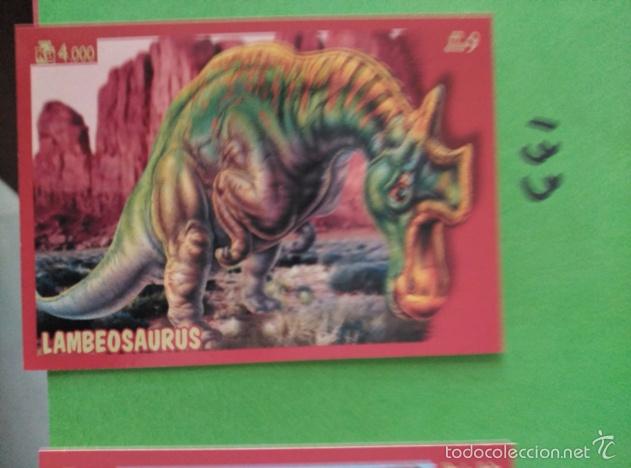 Coleccionismo cromos antiguos: DINOSAURIOS PANINI NUMERO 133 - Foto 1
