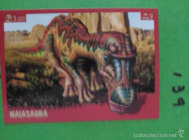 Coleccionismo cromos antiguos: DINOSAURIOS PANINI NUMERO 139 - Foto 1