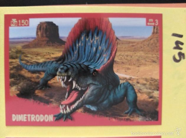 Coleccionismo cromos antiguos: DINOSAURIOS PANINI NUMERO 145 - Foto 1