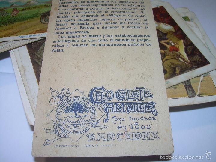 Coleccionismo cromos antiguos: CROMOS CHOCOLATES AMATLLER. - Foto 5