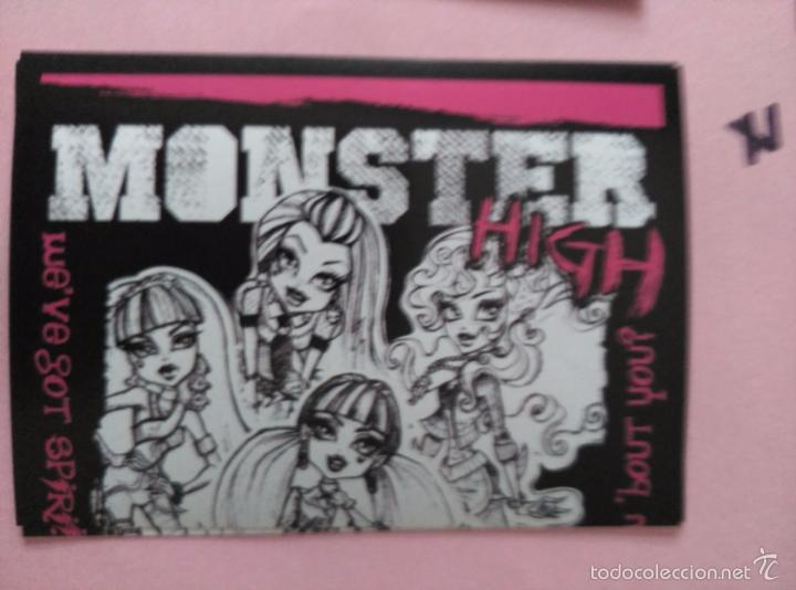 Coleccionismo cromos antiguos: MONSTER HIGH PANINI 7 - Foto 1