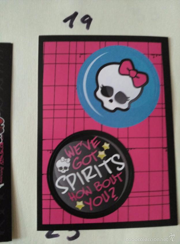 Coleccionismo cromos antiguos: MONSTER HIGH PANINI 19 - Foto 1