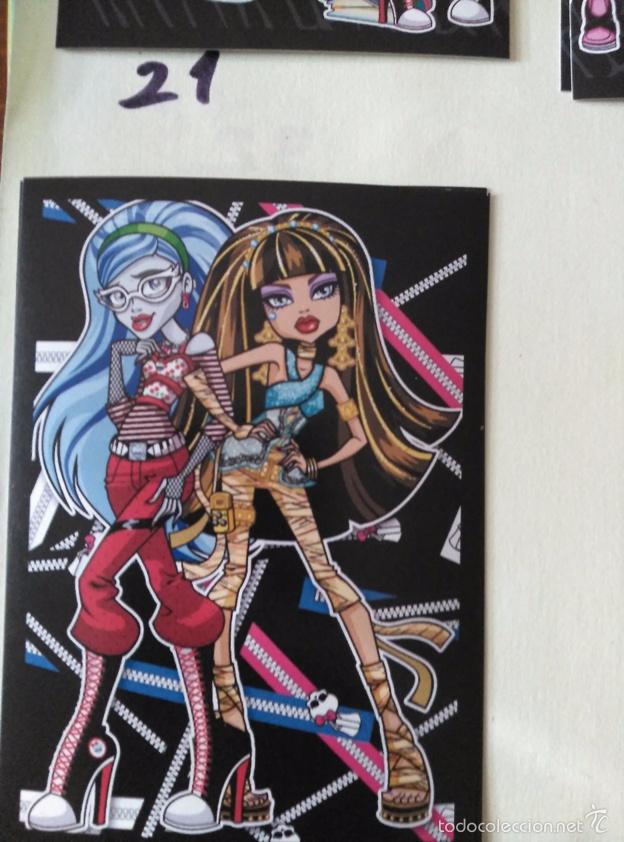 Coleccionismo cromos antiguos: MONSTER HIGH PANINI 21 - Foto 1