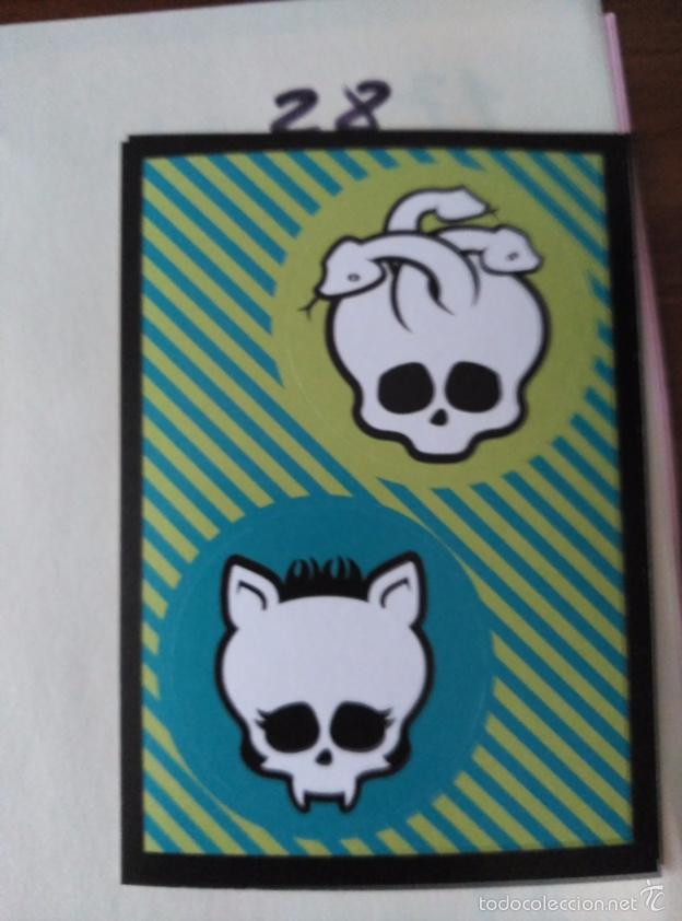 Coleccionismo cromos antiguos: MONSTER HIGH PANINI 28 - Foto 1