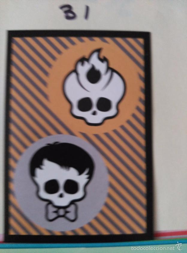 Coleccionismo cromos antiguos: MONSTER HIGH PANINI 31 - Foto 1