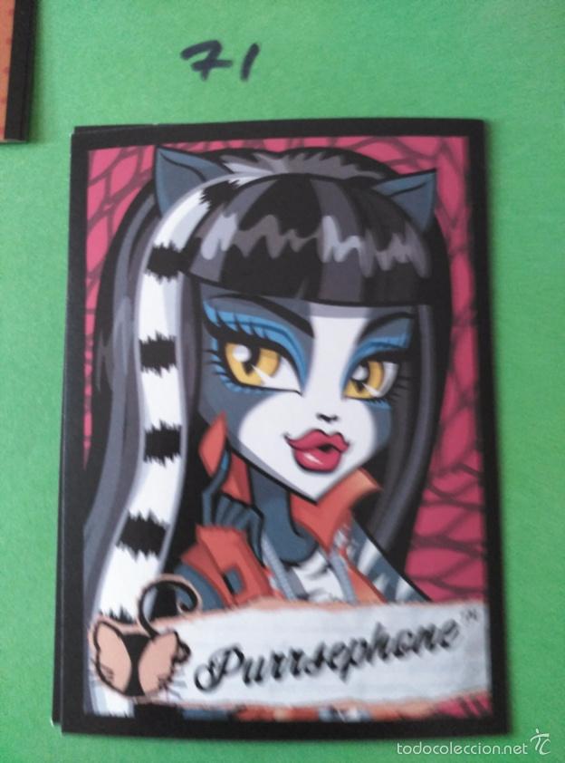 Coleccionismo cromos antiguos: MONSTER HIGH PANINI 71 - Foto 1
