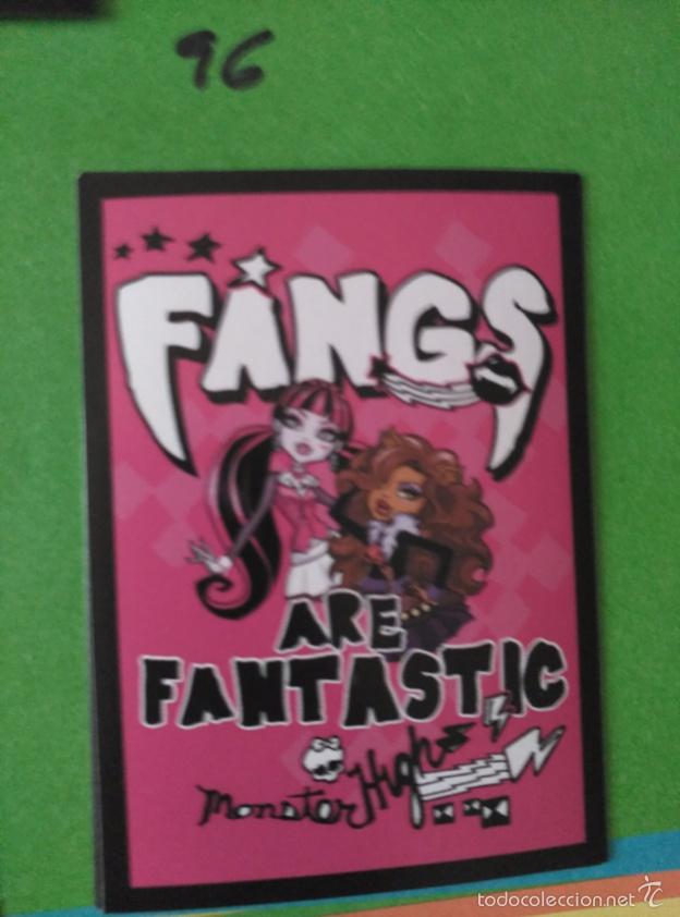 Coleccionismo cromos antiguos: MONSTER HIGH PANINI 96 - Foto 1