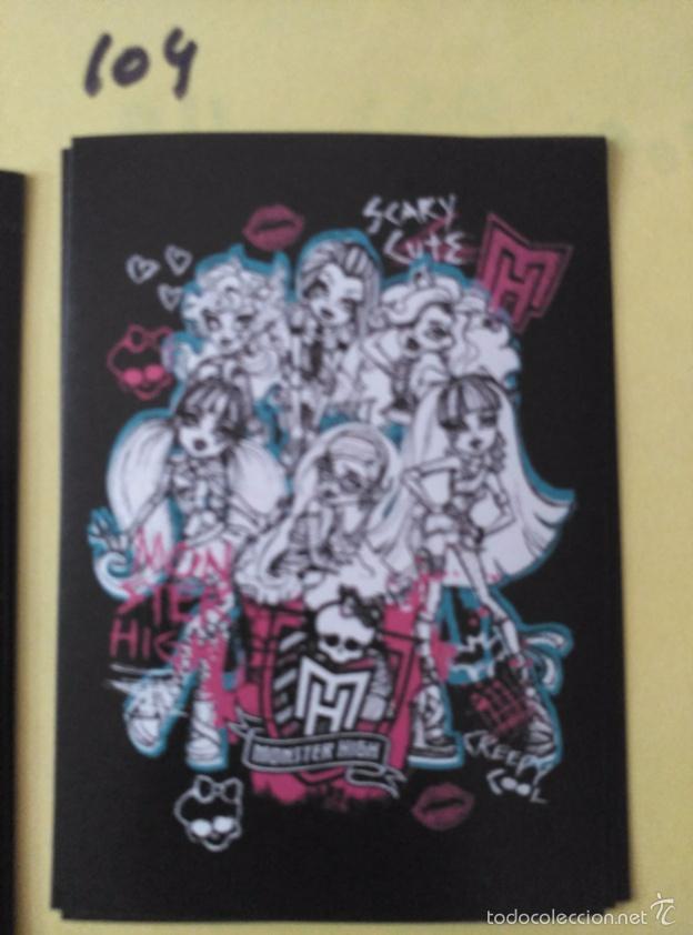Coleccionismo cromos antiguos: MONSTER HIGH PANINI 104 - Foto 1
