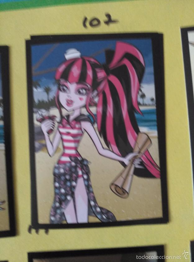 Coleccionismo cromos antiguos: MONSTER HIGH PANINI 107 - Foto 1