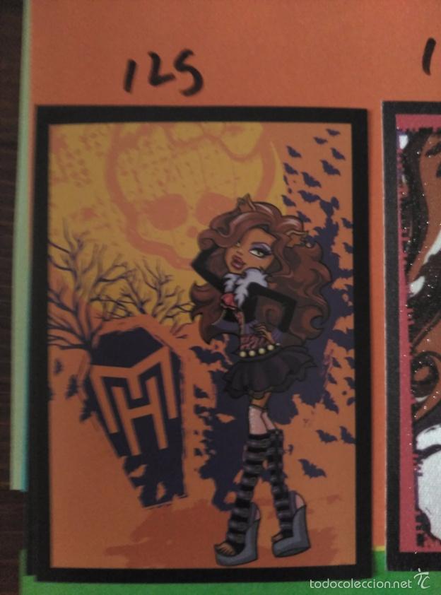 Coleccionismo cromos antiguos: MONSTER HIGH PANINI 125 - Foto 1