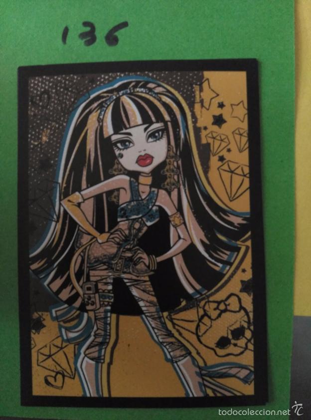 Coleccionismo cromos antiguos: MONSTER HIGH PANINI 136 - Foto 1