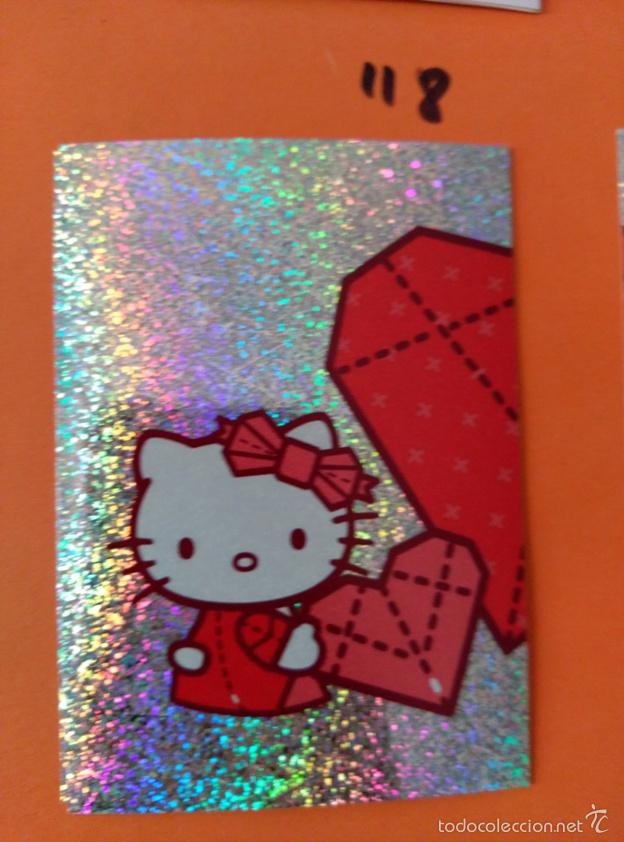 Coleccionismo cromos antiguos: HELLO KITTY IS ... PANINI 118 - Foto 1