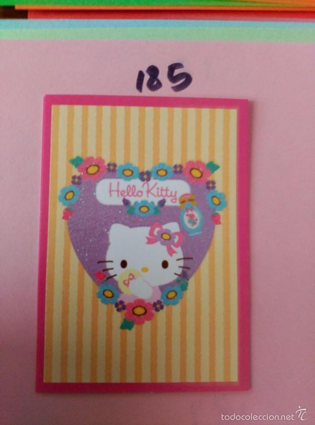 Coleccionismo cromos antiguos: HELLO KITTY IS ... PANINI 185 - Foto 1