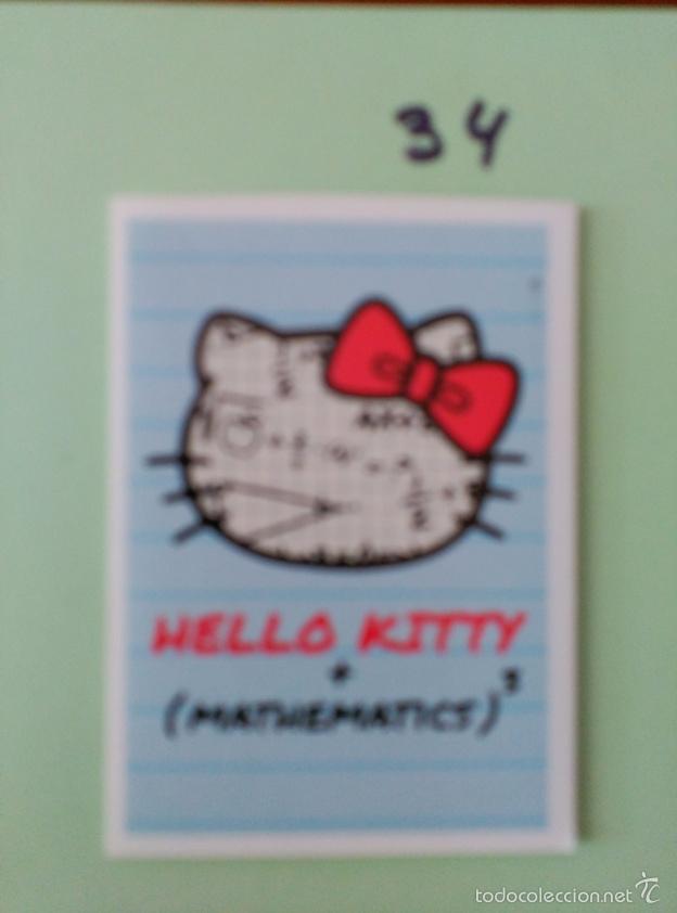 Coleccionismo cromos antiguos: HELLO KITTY IS ... PANINI 34 - Foto 1