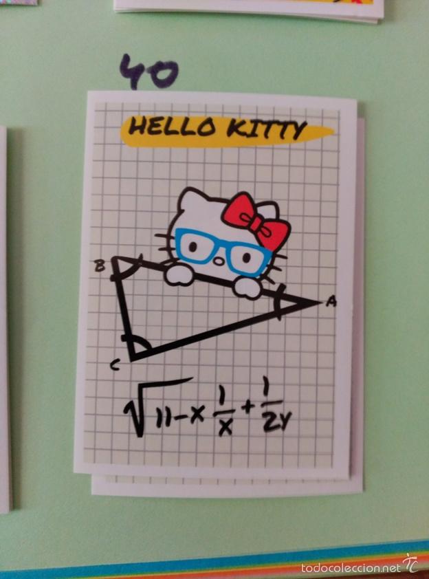 Coleccionismo cromos antiguos: HELLO KITTY IS ... PANINI 40 - Foto 1