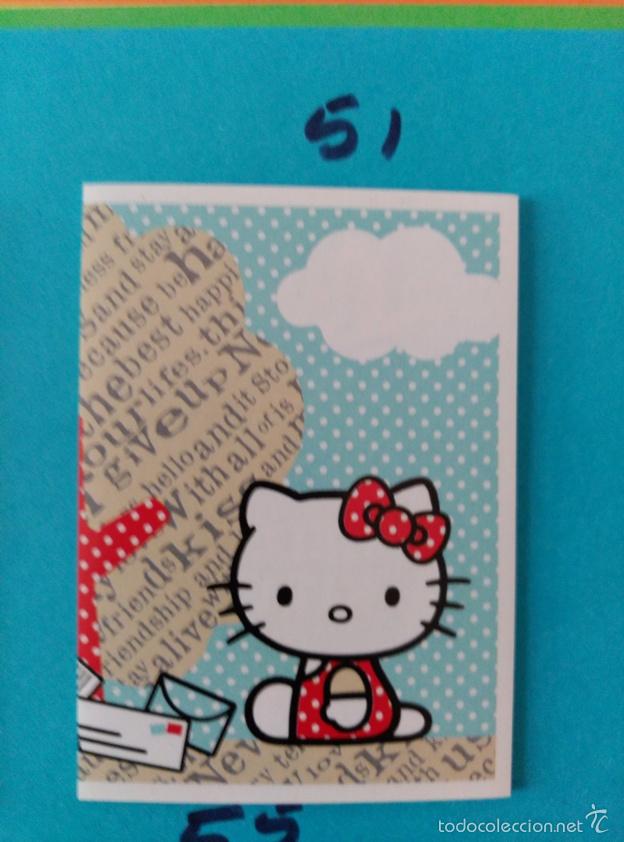 Coleccionismo cromos antiguos: HELLO KITTY IS ... PANINI 51 - Foto 1