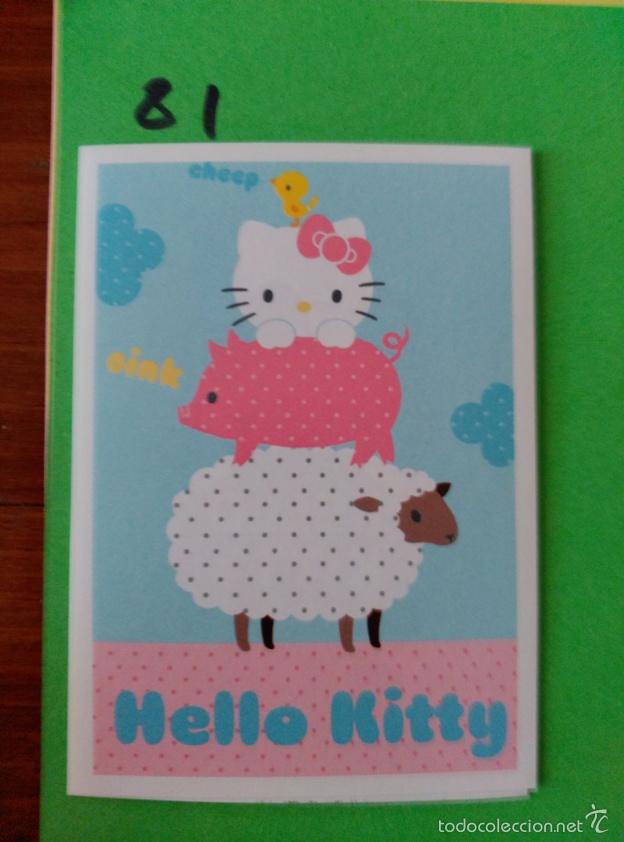 Coleccionismo cromos antiguos: HELLO KITTY IS ... PANINI 81 - Foto 1