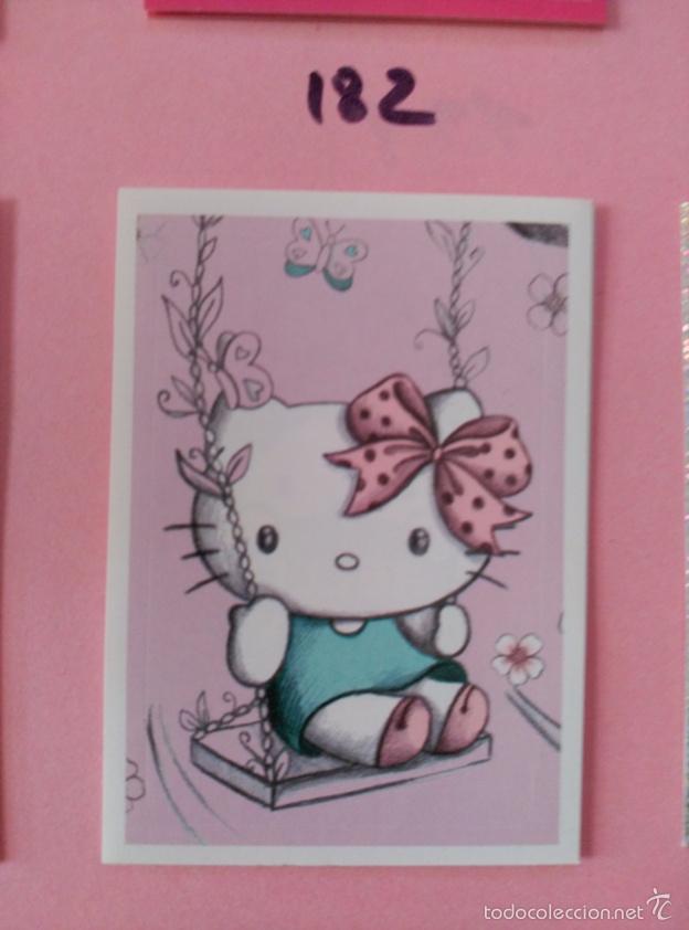 Coleccionismo cromos antiguos: HELLO KITTY IS ... PANINI 182 - Foto 1