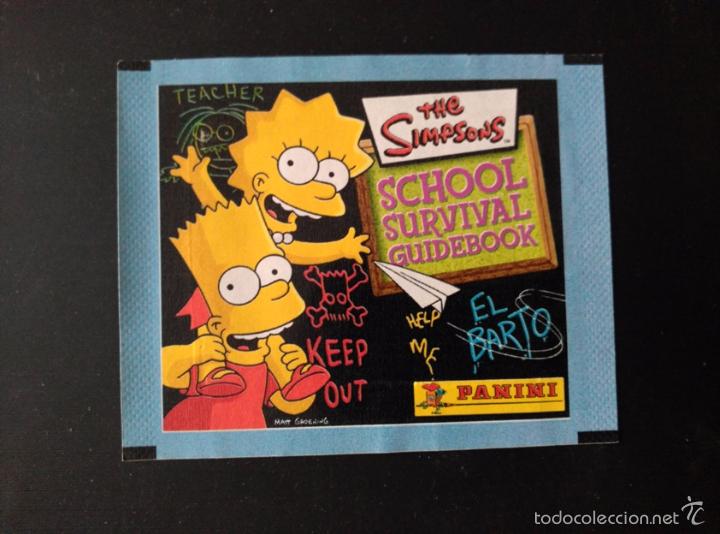 Colecionismo Cromos antigos: THE SIMPSONS - SCHOOL SURVIVAL GUIDEBOOK SOBRE VACIO