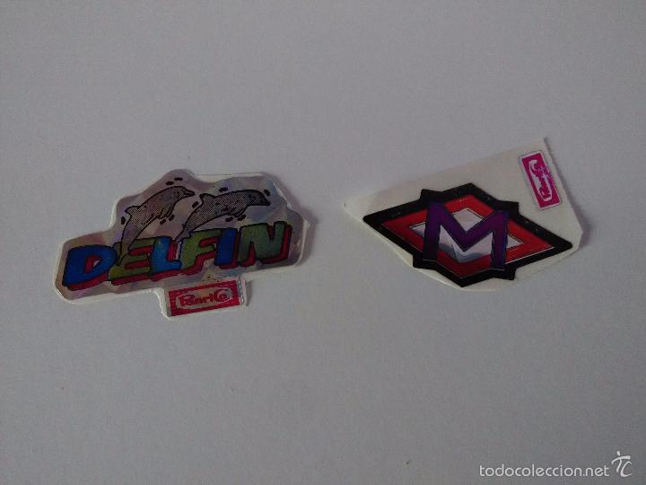 Coleccionismo Cromos antiguos: LOTE 2 CROMOS PEGATINAS PANRICO BOLLYCAO DELFIN METRO