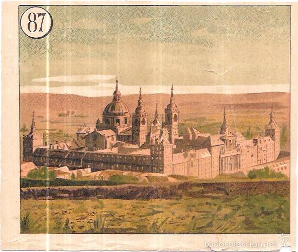 Collectionnisme Cartes &agrave; collectionner anciennes: CROMO LITOGR&Aacute;FICO. N&ordm;87. 16,5X19,5 CM