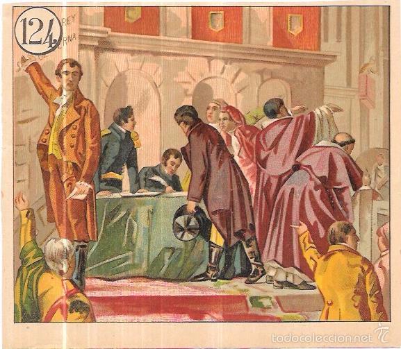 Collectionnisme Cartes &agrave; collectionner anciennes: CROMO LITOGR&Aacute;FICO. N&ordm;124. 16,5X19,5 CM